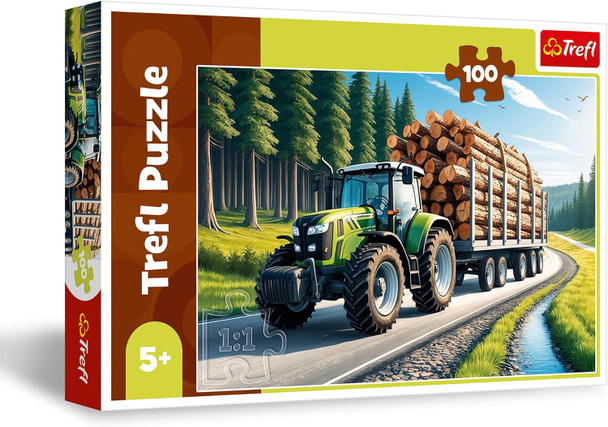 Trefl “Forestry Tractor” Puzzle (100pcs) | 16493