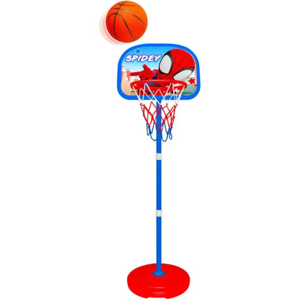 Marvel Spidey Kids Basketball Hoop Stand Set with Ball & Pump | EOMS007-2