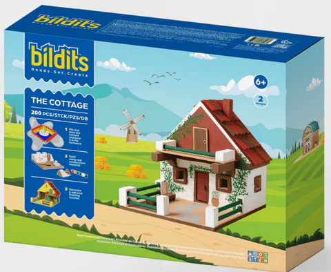 Bildits The Cottage DIY Construction Kit - 215 Pieces