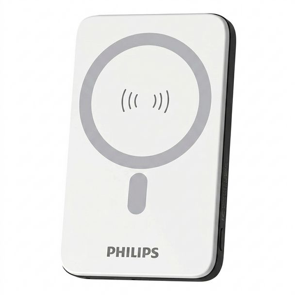 Philips Wireless Power Bank 10,000mAh - White | DLP9712CW/70