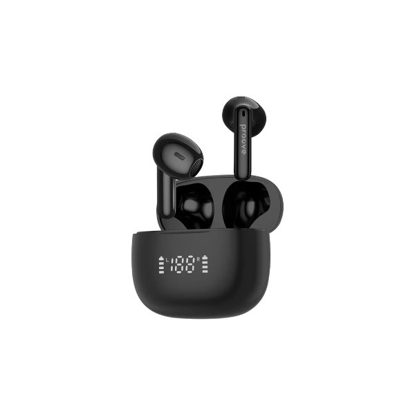 Proove Digital True Wireless Earbuds with App Support - Black | TWJP54002201