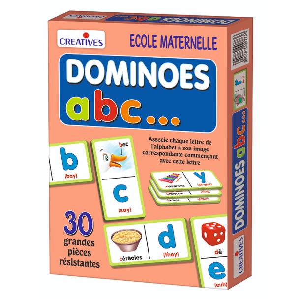 Creatives Dominoes ABC 24-piece educational alphabet game 1194