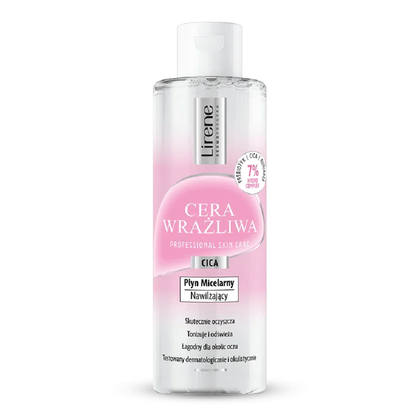 Lirene Dermoprogram Sensitive Skin Moisturizing Micellar Fluid - 200ml