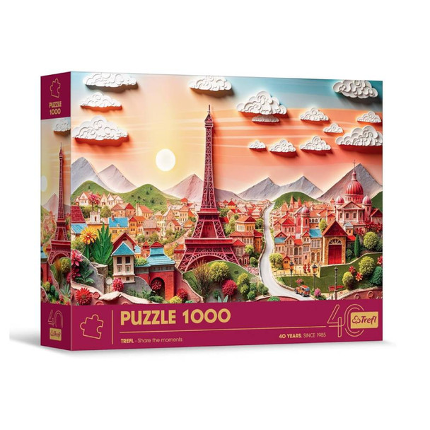 Trefl 40th Anniversary Paris Puzzle 1000 Pieces | 40044