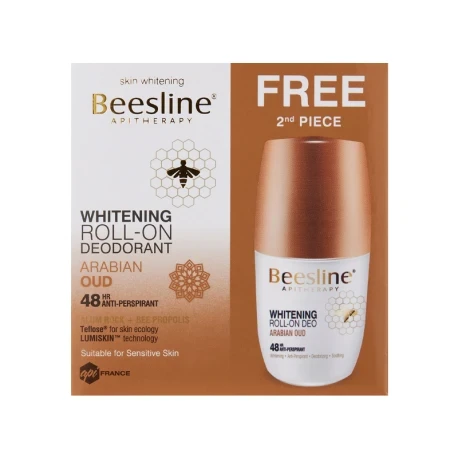 Beesline Coffret Whitening Roll-On Deo Arabian Oud 1+1