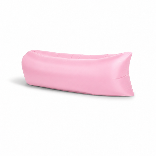 Inflatable Air Lounger - Light Pink Portable Outdoor Sofa | 585-36