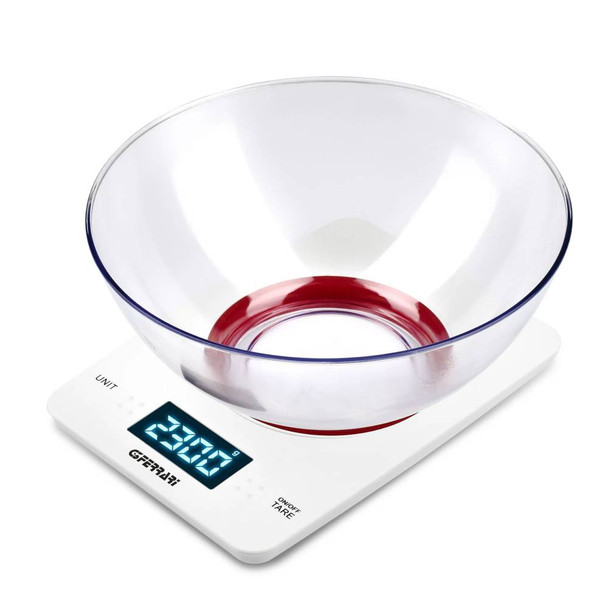 G3 Ferrari Electronic Kitchen Scale with Bowl 5kg | G20071