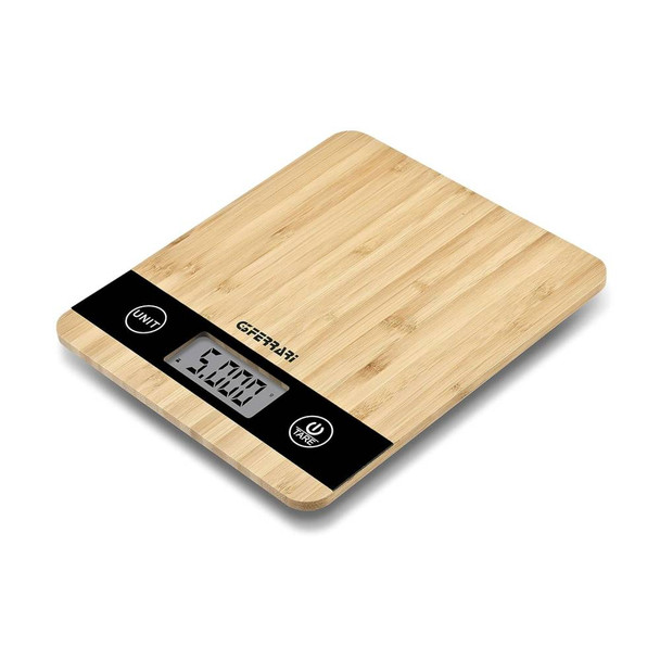 G3 Ferrari Electronic Kitchen Scale Bamboo Platform 5kg | G20087