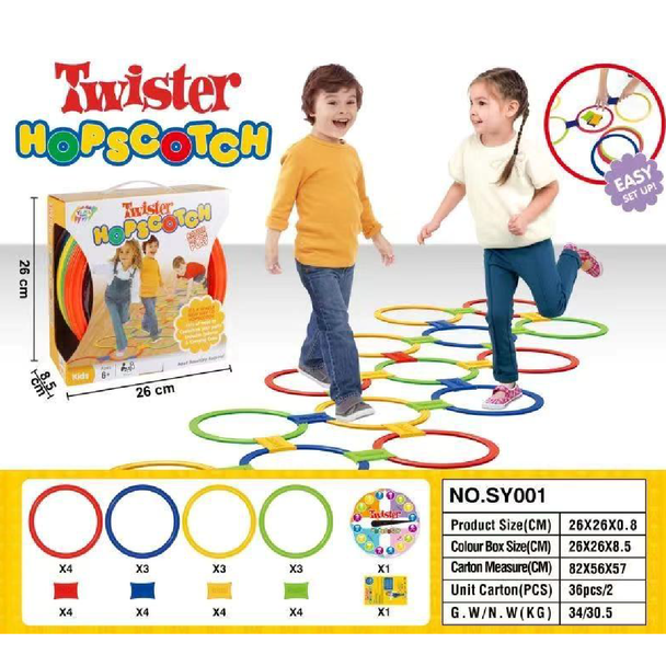 HOPSCOTCH TWISTER Kids Activity Game SY001