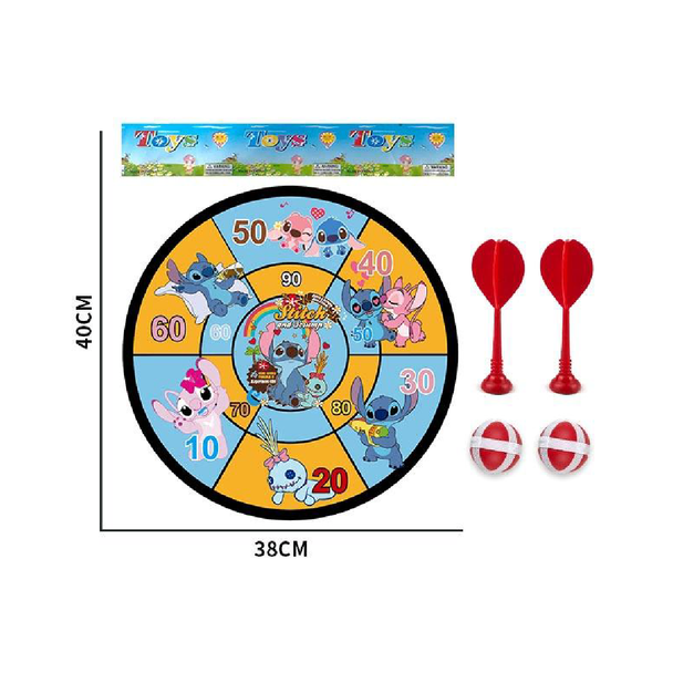 Dart Board Game with Toy Guns and 3 Sticky Balls 555-178