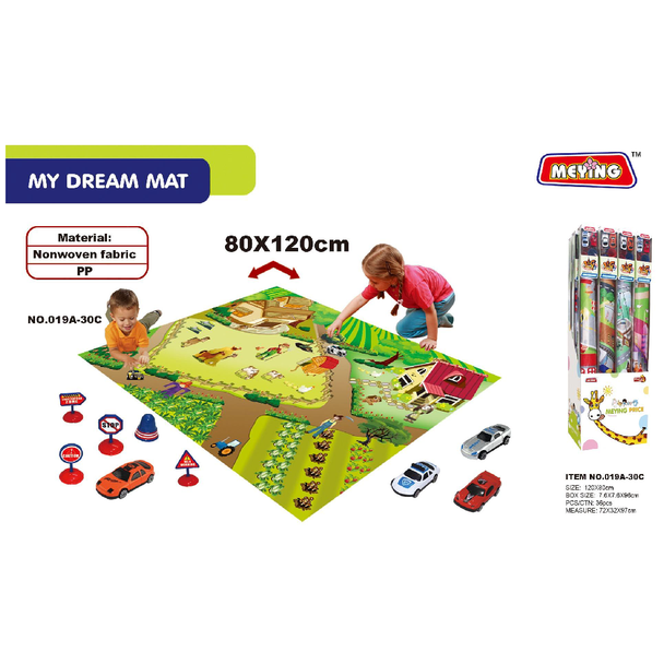 Traffic Activities Mat Playset 555-043 kids road activity mat
