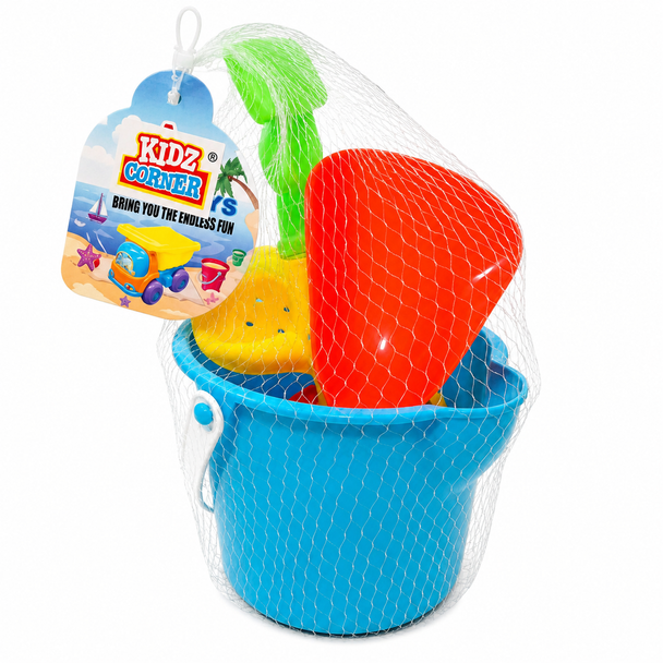 Beach Bucket Shovel Fan and Sand Molds Blue 623/1 BLUE