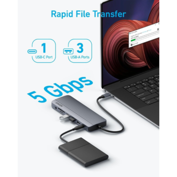 Anker 14-in-1 USB-C Hub - Triple Display | A8389HA1