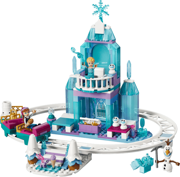 LEGO Elsa's Ice Castle and Snow Ride Adventure 43281 Frozen building set