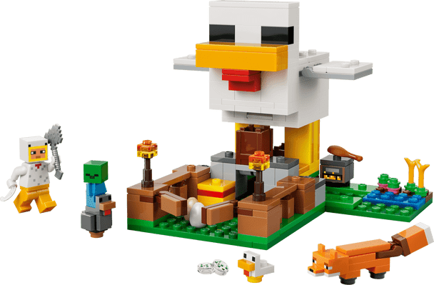 LEGO Chicken Farm 21585 Minecraft building set