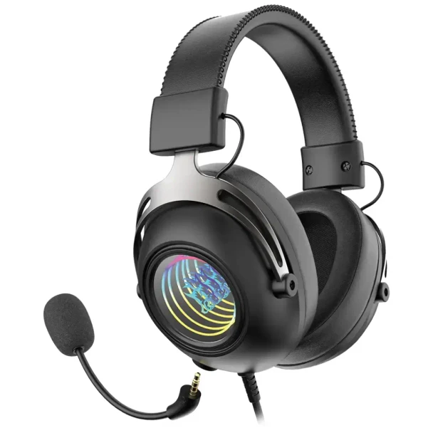 Porodo Gaming Infinity Mirror RGB Gaming Headset - Black | PDXSTGHS759BK