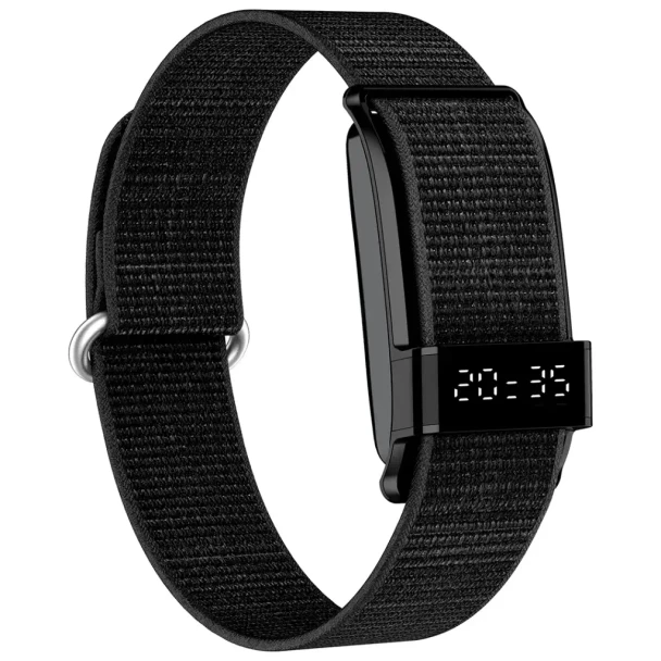 Porodo Trackfit Pro Smart Bracelet Fitness Tracker with Display App - Black | PDS18BK