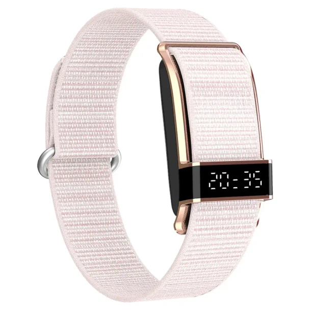 Porodo Trackfit Pro Smart Bracelet Fitness Tracker with Display App - Pink | PDS18PK