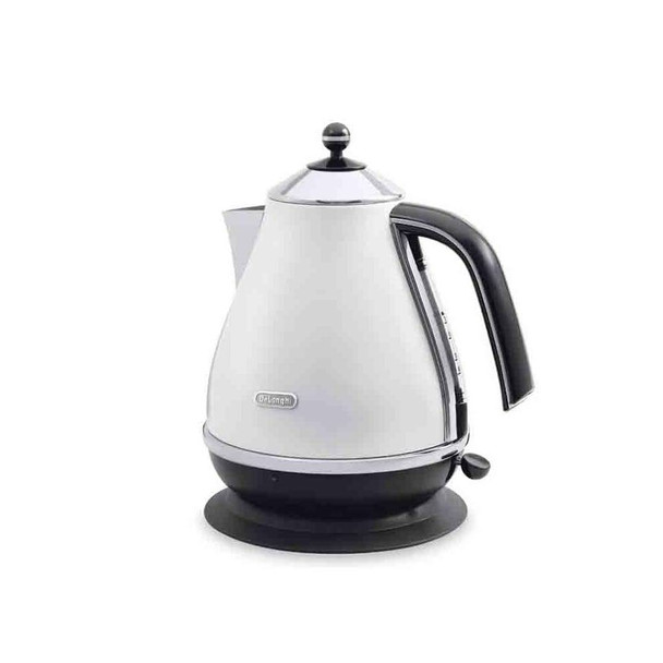 DeLonghi Icona Kettle 1.7L 2000W Glossy White | KBO2001W