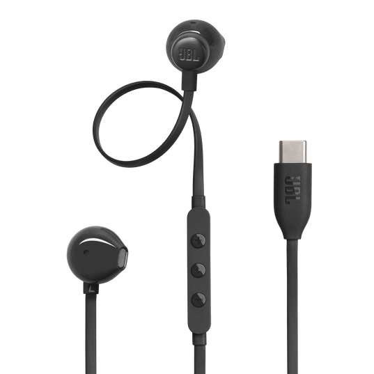 JBL Tune 305C USB-C Earphones Black JBLT305CBLK