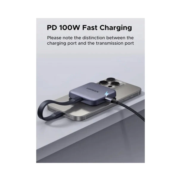 UGREEN CM898 Magnetic 3-in-1 USB-C Card Reader Compact Fast File Transfer | 65095