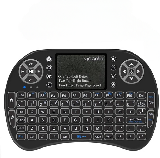 Backlit Mini Keyboard With Touchpad Mouse 2.4GHz For PC | Laptop | Smart TV | Android | TV Box