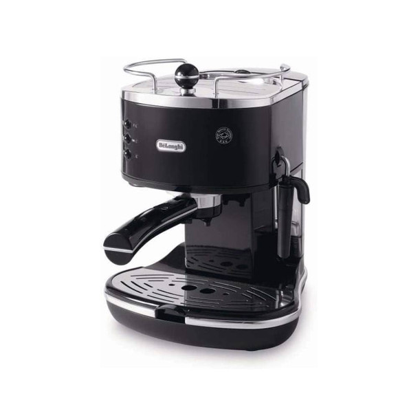 DeLonghi Icona Vintage Pump Espresso Coffee Machine Black | ECOV311BK