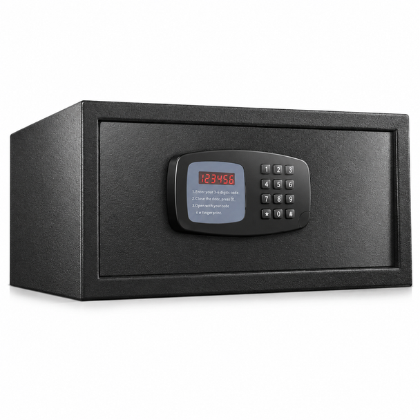 Carillo Hotel Safe with Key and Code | CROFD2042G