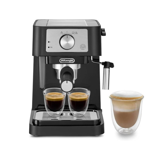 DeLonghi Stilosa Pump Espresso Coffee Machine Black | EC260BK