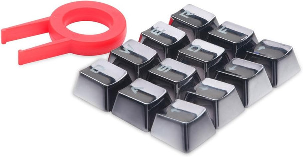 Redragon A103GR 12 Chrome Mechanical Keyboard Keycaps Grey | A103GR