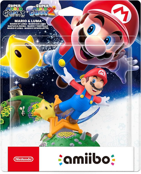 Nintendo Mario and Luma amiibo - Super Mario Galaxy + Super Mario Galaxy 2 Series