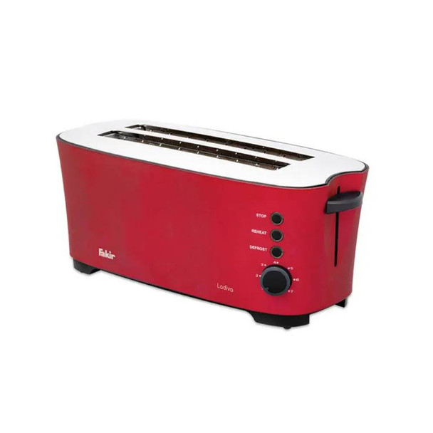 LaDiva 4-Slice Toaster 1350W - Red | 41004178