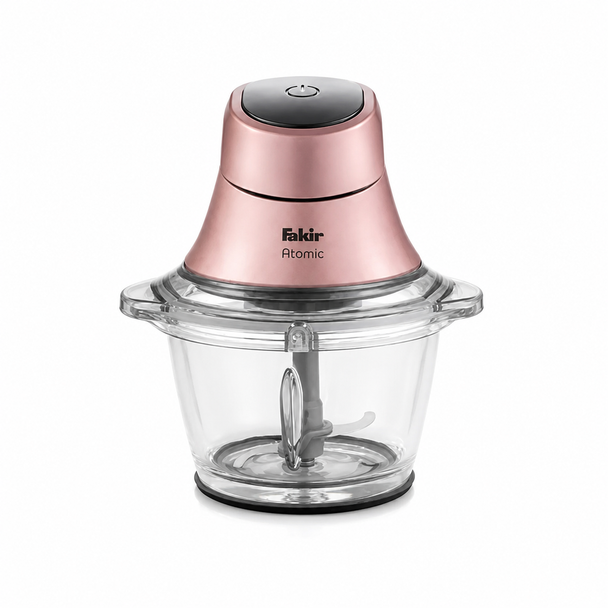 Fakir Atomic 600W 1L Glass Food Chopper - Pink | 41003624