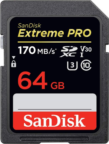 SanDisk 64GB Extreme PRO SDXC UHS-I Card | SDSDXXY-064G-GN4IN