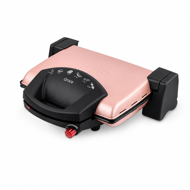 Fakir Grace 1800W Grill & Toaster - Pink | 41004036