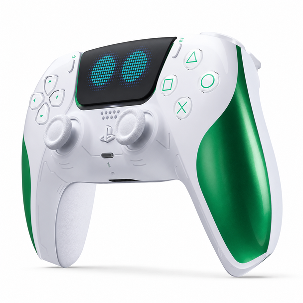 PlayX Wireless Astro Bot Inspired PS4 Controller Green for PlayStation 4 gaming