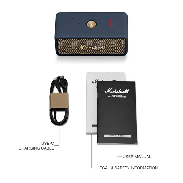 Marshall Emberton III Portable Bluetooth Speaker - Midnight Blue | 1008137