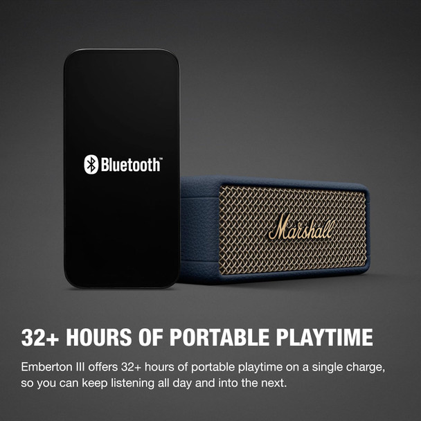 Marshall Emberton III Portable Bluetooth Speaker - Midnight Blue | 1008137