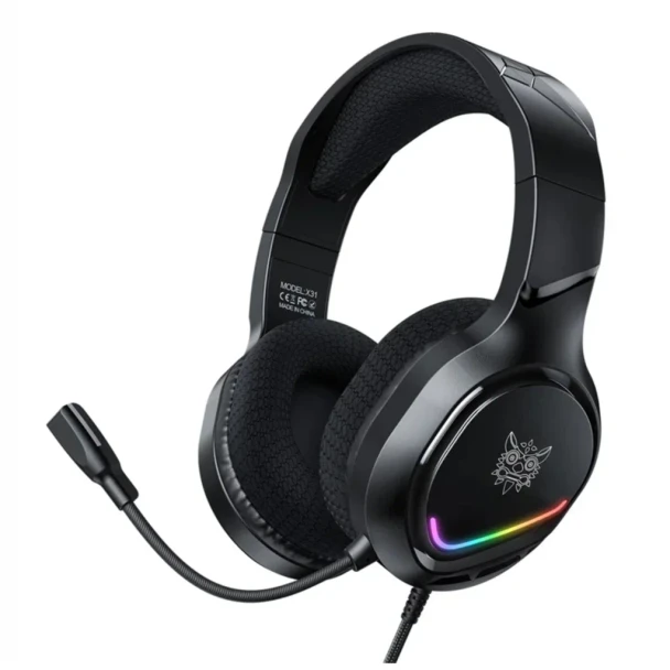 Onikuma RGB Wired Gaming Headset with Noise Cancelling Microphone |  X31