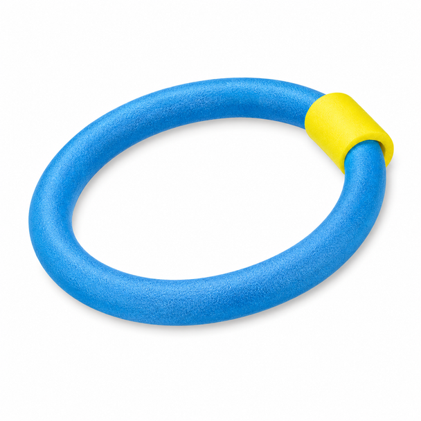 Foam Swimming Ring Blue 8833/C2-1 with yellow connector for pool and summer water activities