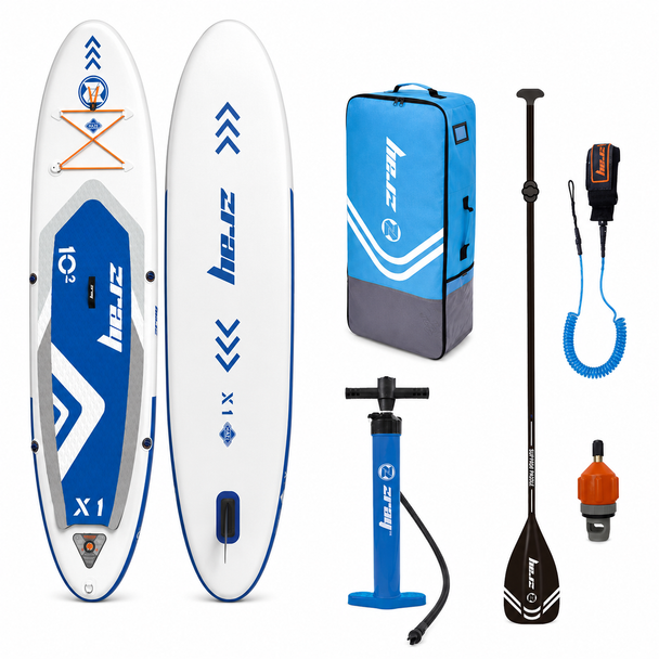 ZRAY X1 Surfing Board Set 310x81x15cm 34171 inflatable paddle board with pump paddle carry bag and leash