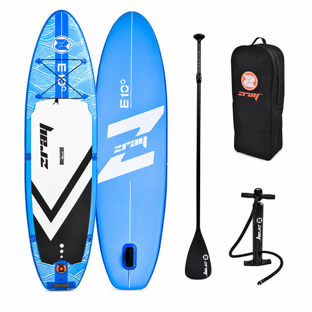 ZRAY X1 SURFING BOARD SET 297x76x13cm 110kg 37584 inflatable board with paddle carry bag and pump
