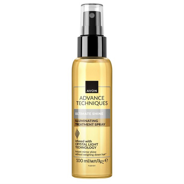 Avon Advance Techniques Ultimate Shine Spray Reformulation 100ml 1581724 hair shine spray