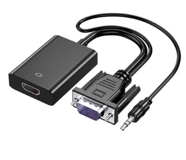 HDMI Female To Male VGA + Audio Converter | CV-0651