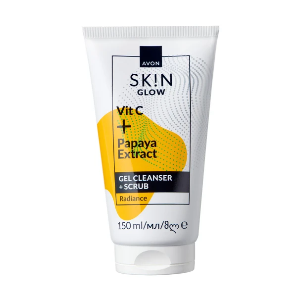 Avon Skin Glow Gel Cleanser + Scrub 125ml | 1574925