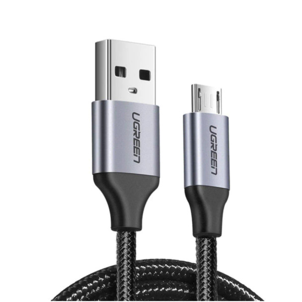 UGREEN USB to Micro USB Fast Charge & Sync Cable Aluminum case 1.5M Black