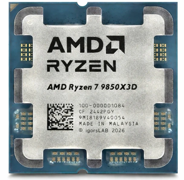 AMD Ryzen 7 9850X3D Tray AM5 Desktop Processor | 100-000001973