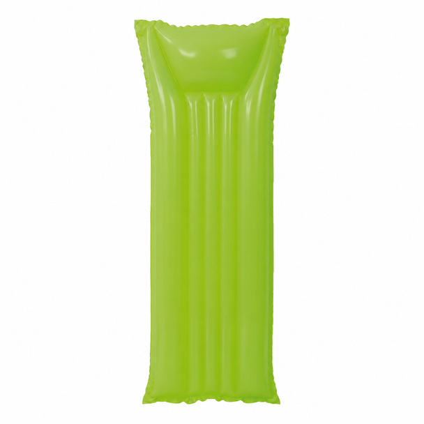 Inflatable Air Mat 183x69cm Green 37496 pool float with pillow headrest