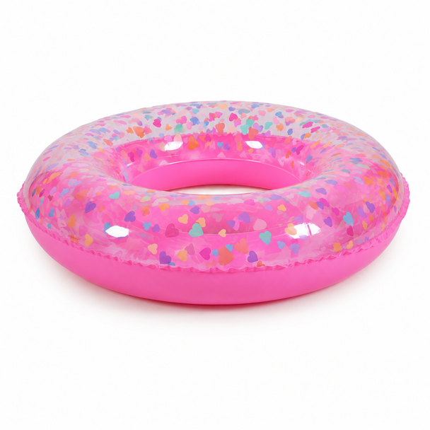 Heart Tube 90cm Pink 35663 inflatable swim ring