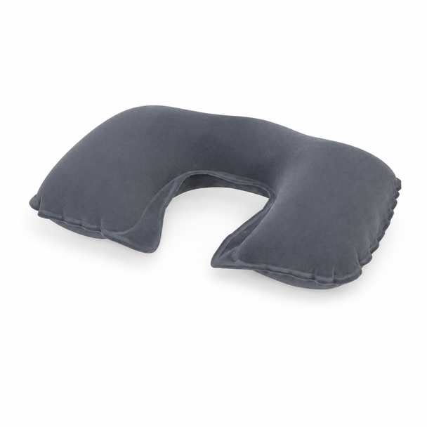 Avenli Flocked Air Pillow 45 x 28cm Grey 137007